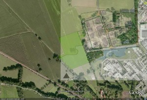 Stedebouwkundigplan Beatrixpark 2, 29 april 2009 Winterswijk, luchtfoto, naast het Arresveld
